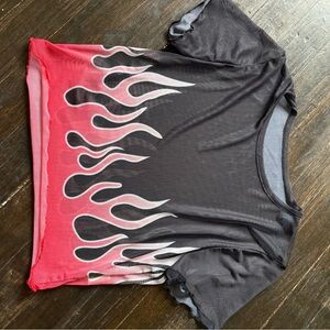 Flame Graphic Tee